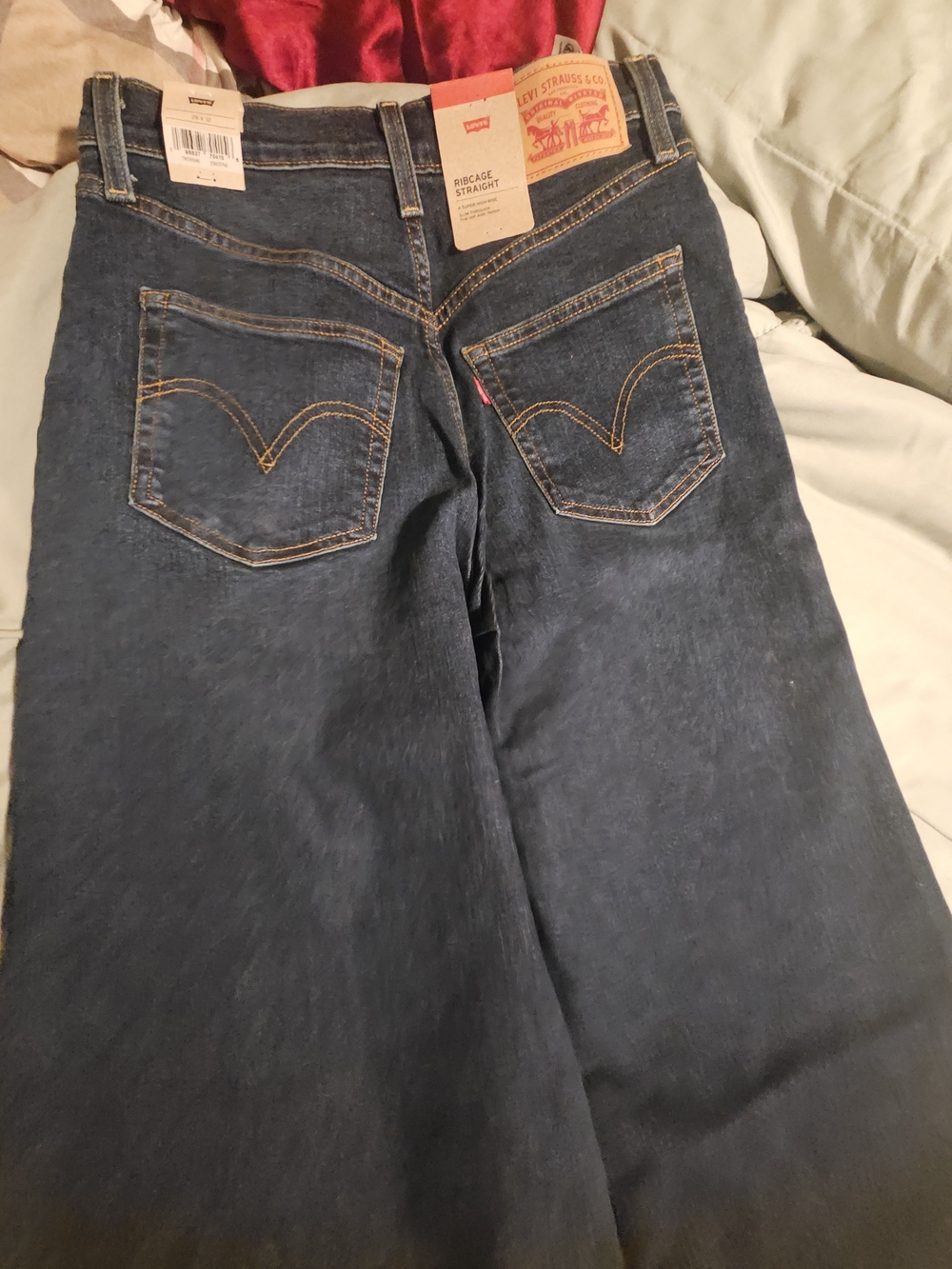 Levi's Women Dark Blue Straight-Leg Jeans